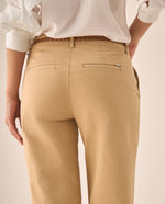 Chino Beige con Cinturón Trenzado - Beige