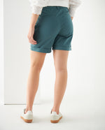 Bermuda con guardapolvo para mujer - Verde