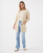 Cárdigan tejido para mujer - Beige