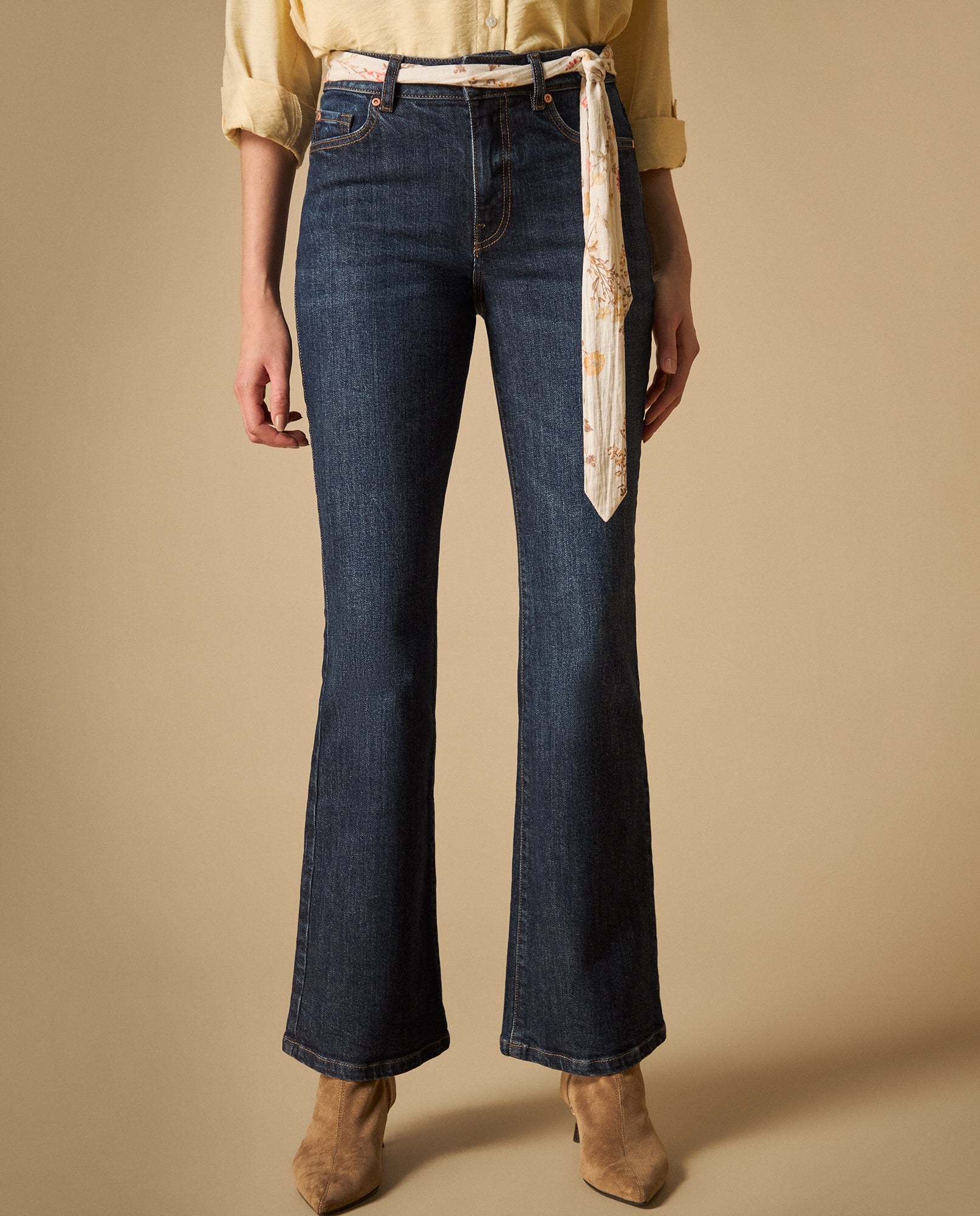 Jean bootcut largo regular tiro medio - Azul 34_171H001_AZU193933_3