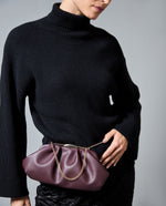 Bolso slim compacto burdeos - Morado