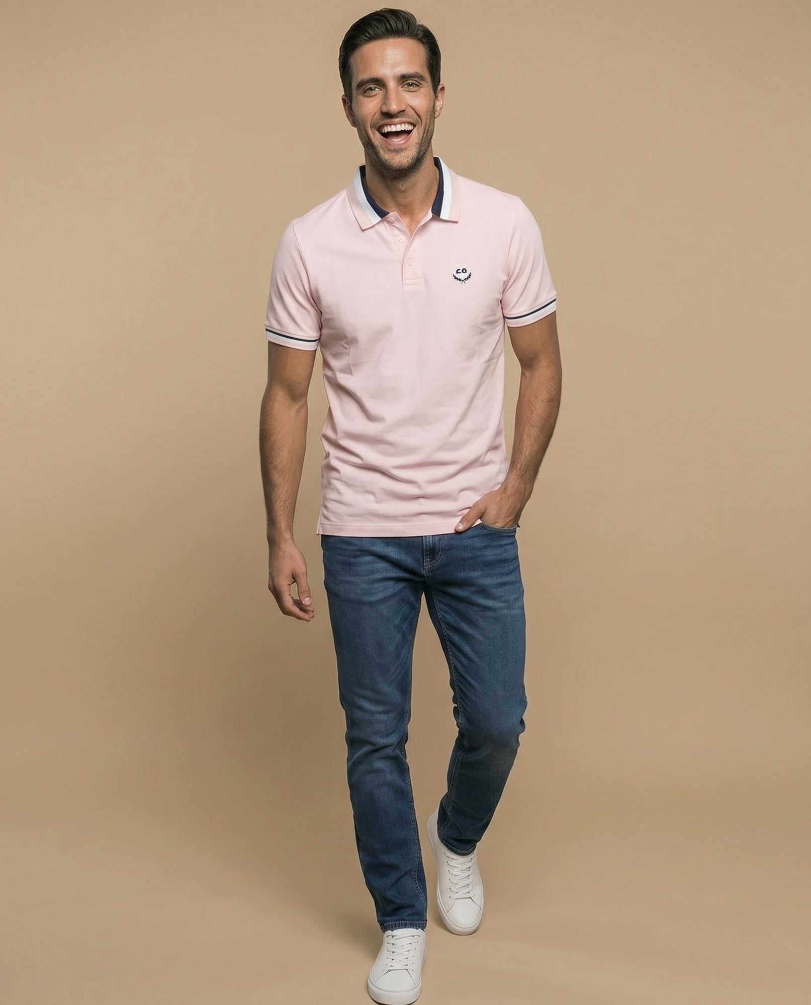 Camisa Polo 305F324 Hombre - Rosa 34_305F324_ROS141513_5