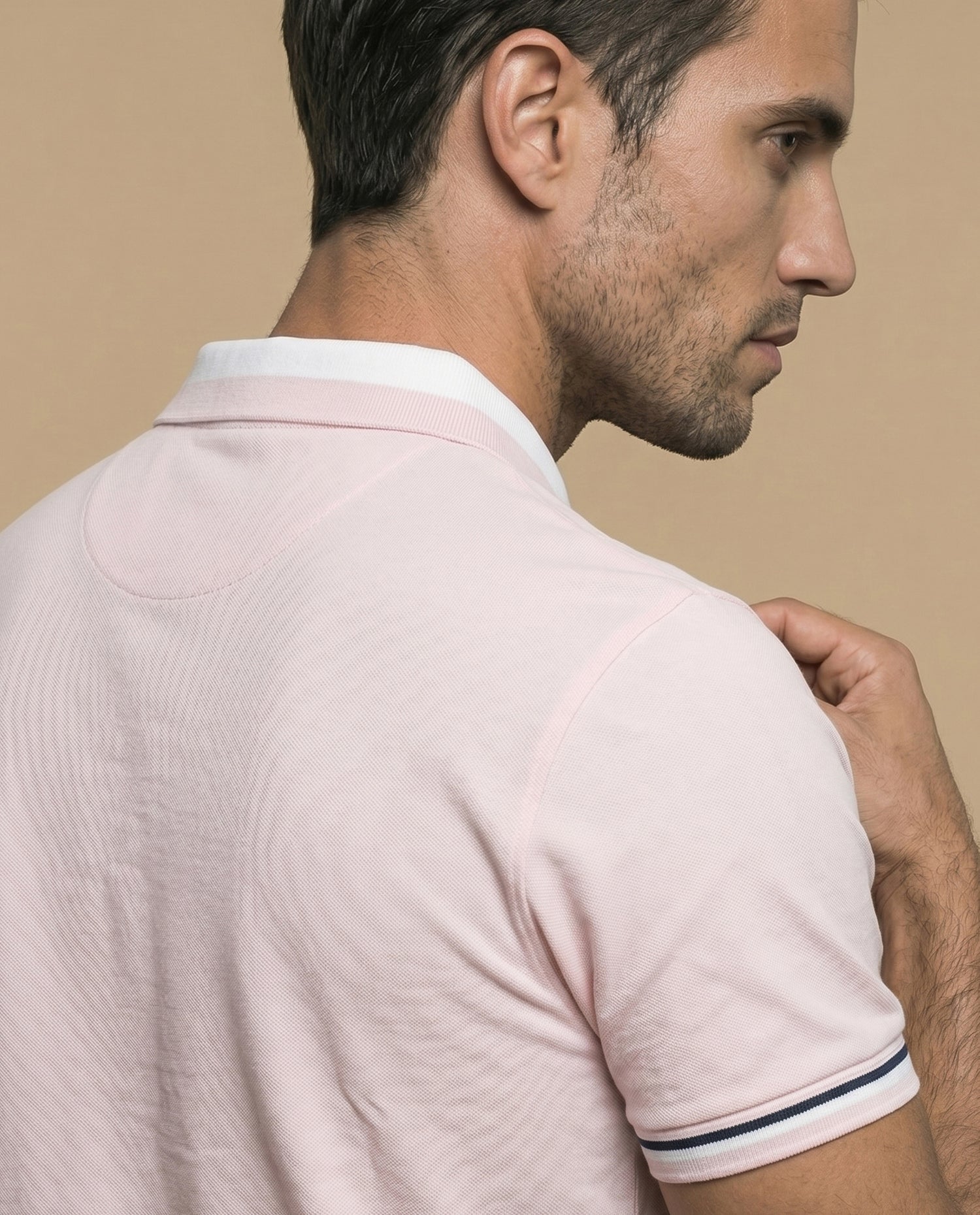 Camisa Polo 305F324 Hombre - Rosa