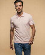 Polo Esprit Hombre Regular Fit - Rosa