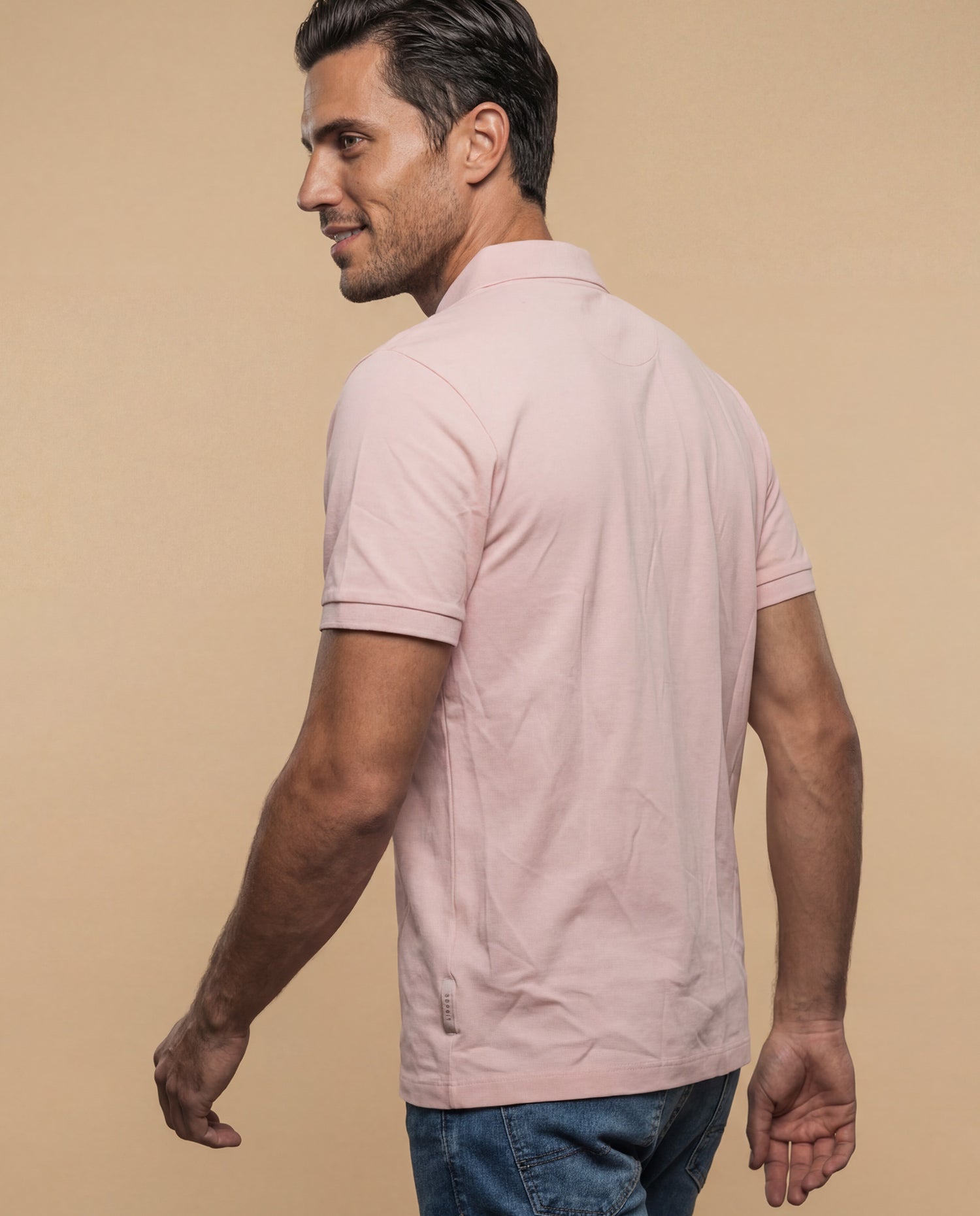 Polo Esprit Hombre Regular Fit - Rosa