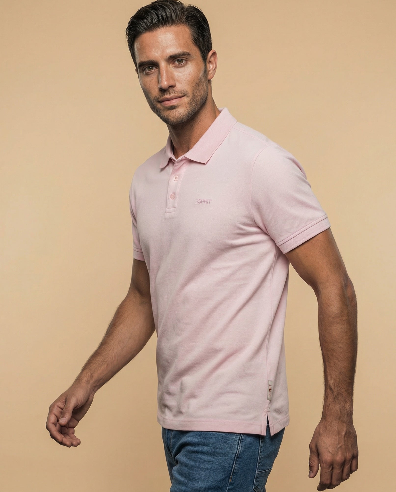 Polo Esprit Hombre Regular Fit - Rosa 34_305F360_ROS151607_6