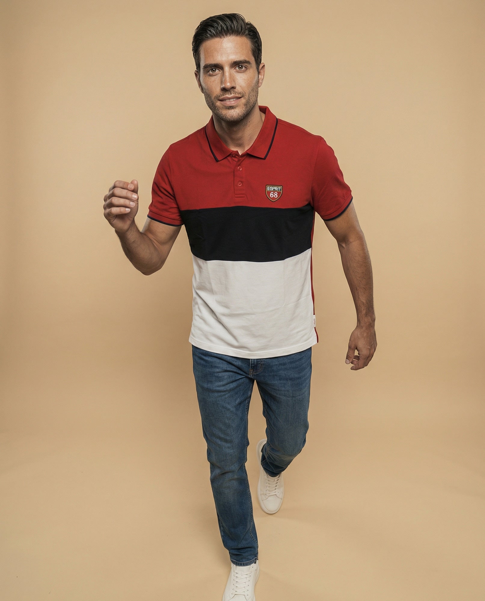 Polo Hombre Cuadros Regular - Rojo 34_305F371_ROJ171537_5