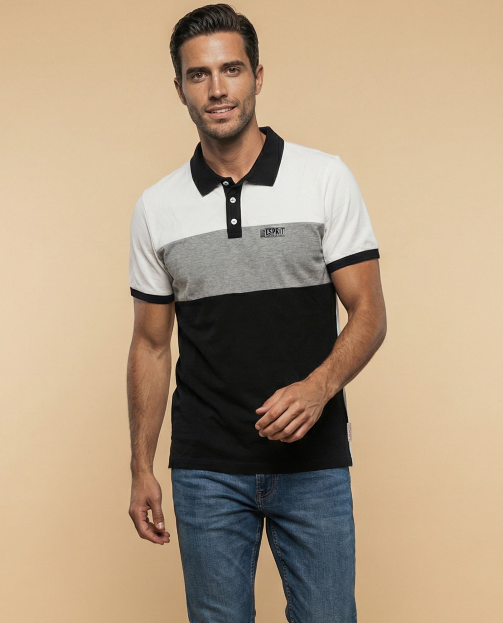 Polo hombre slim fit Esprit - Crudo 34_305F375_CRU110605_0
