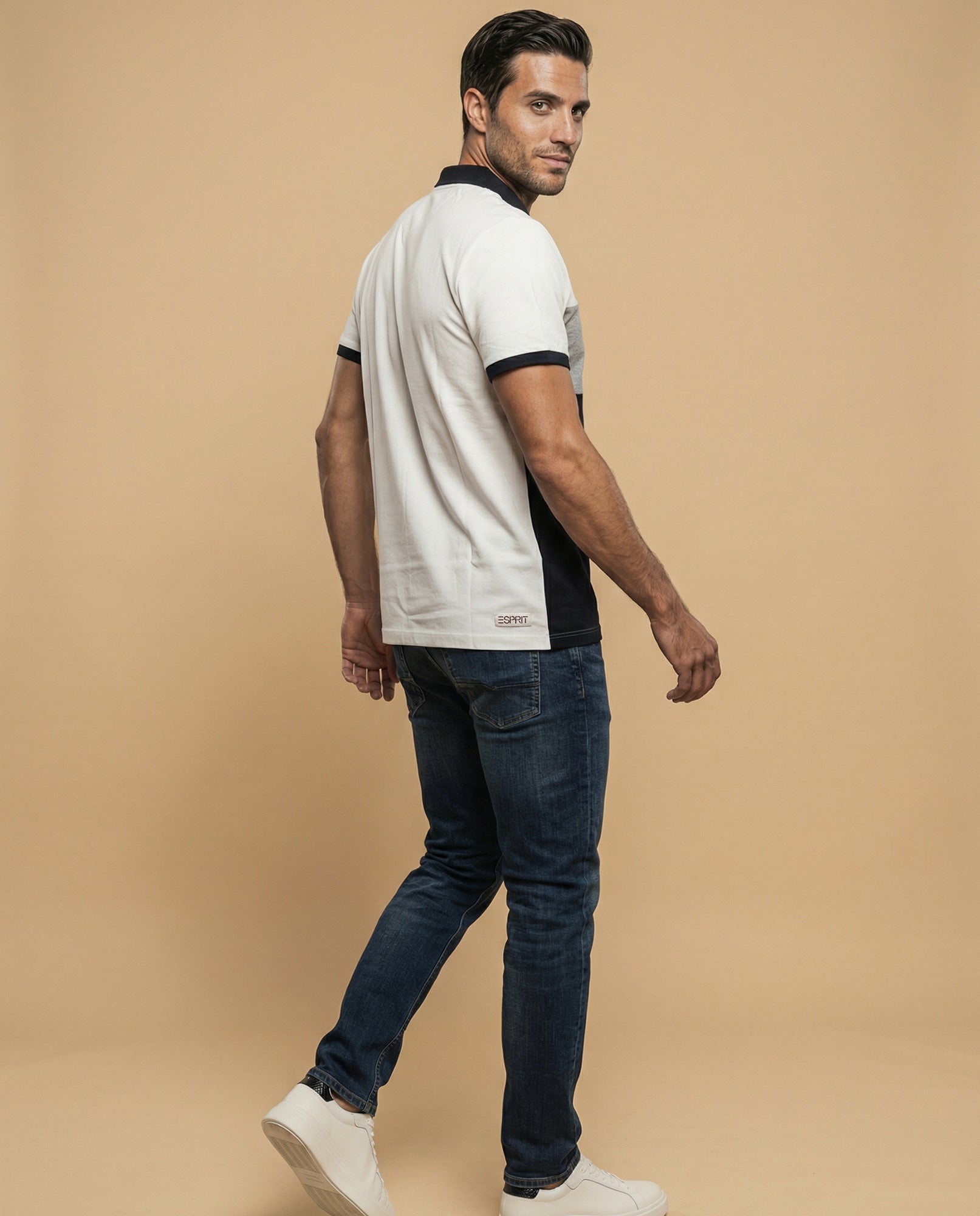 Polo hombre slim fit Esprit - Crudo 34_305F375_CRU110605_5