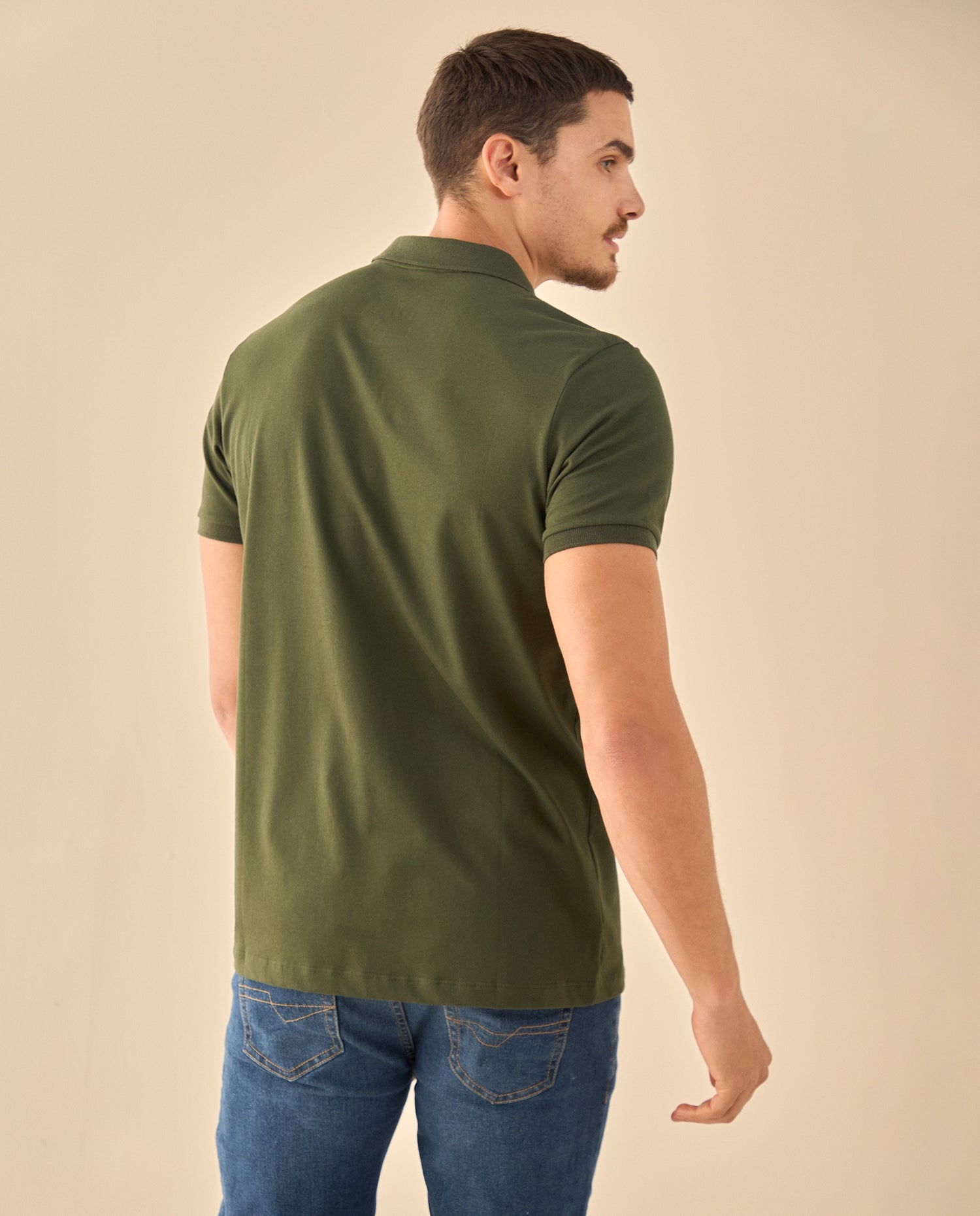 Polo con Detalles Dorados - Verde
