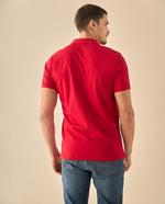 Polo con Rayas Deportivo - Rojo