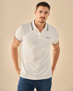 Polo con Ribetes Premium - Crudo
