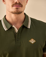 Polo con Bordado Diamante - Verde