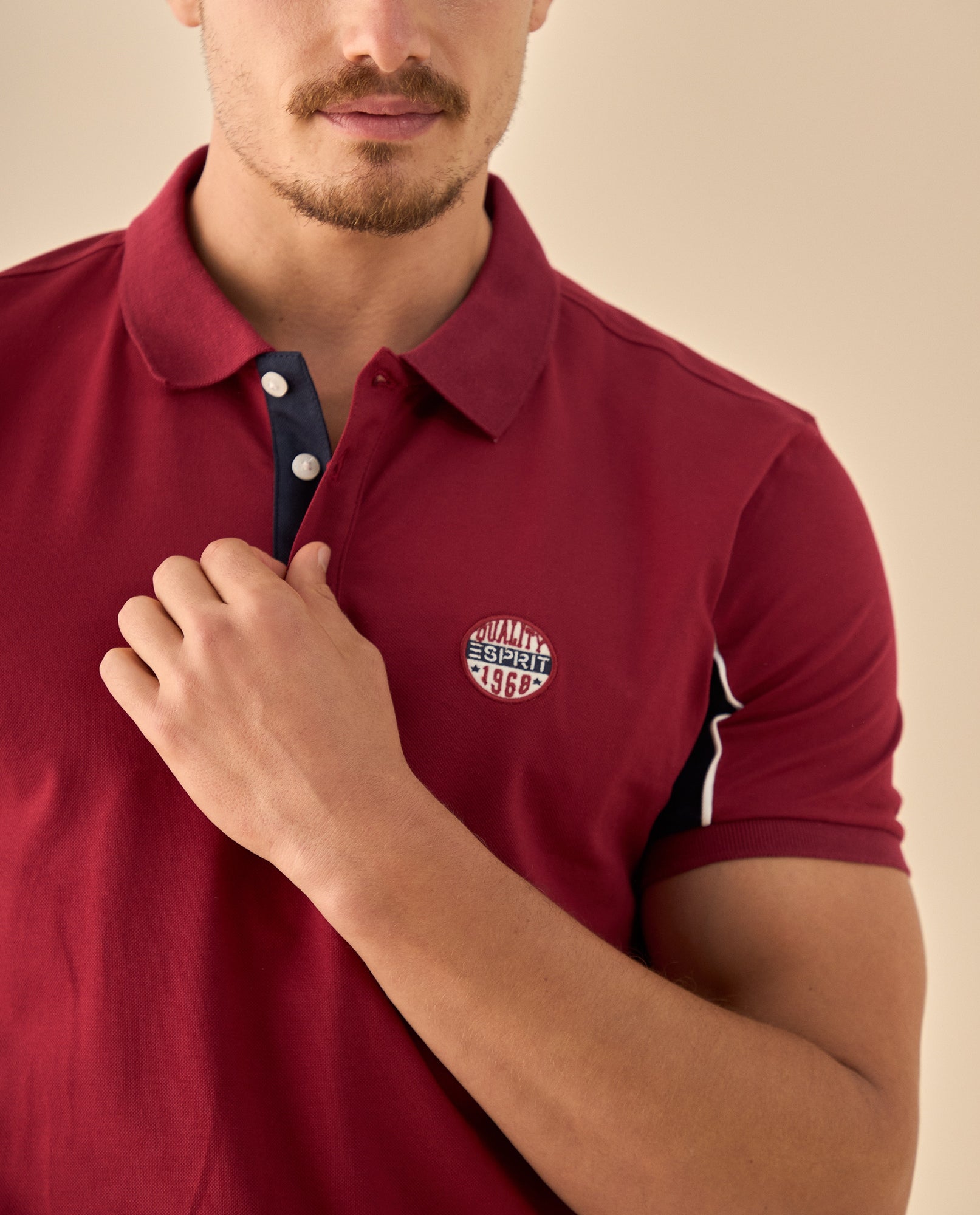 Polo con Detalles Contrastantes - Rosa 34_305G315_ROS181741_3
