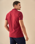 Polo con Detalles Contrastantes - Rosa