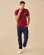 Polo con Detalles Contrastantes - Rosa