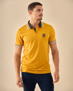 Polo con Ribetes - Amarillo