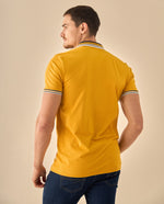 Polo con Ribetes - Amarillo