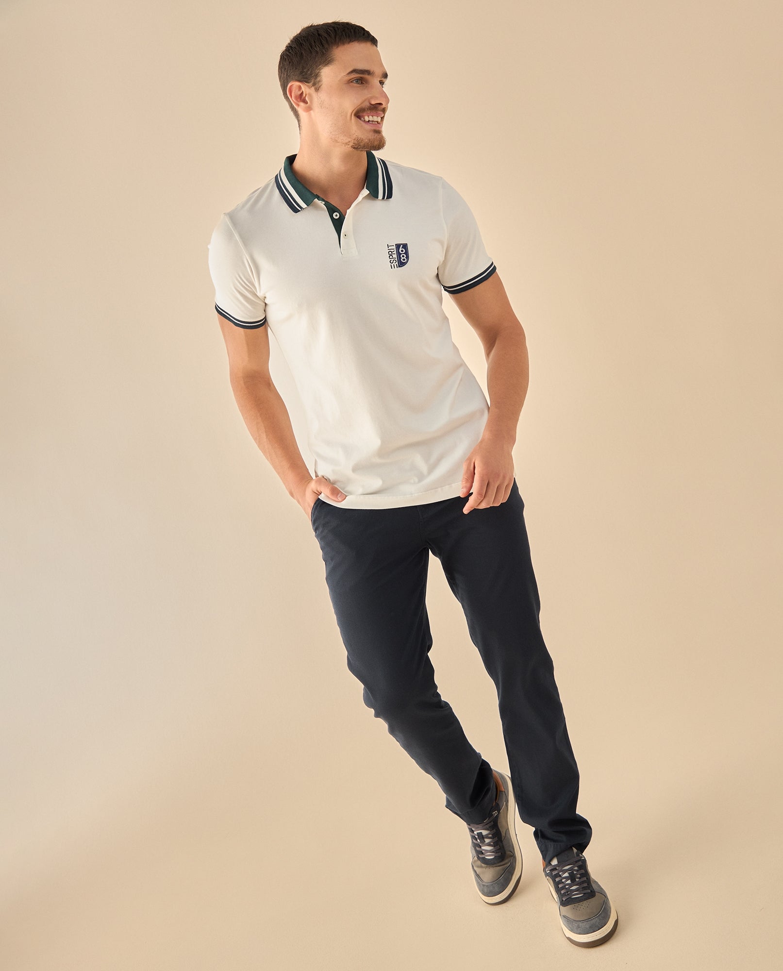 Polo con Ribetes - Crudo 34_305G317_CRU110605_5
