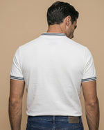 Polo con Ribetes Contrastantes - Blanco