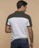 Polo jersey regular hombre - Gris