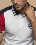 Polo regular manga larga algodón - Blanco