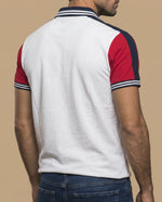 Polo regular manga larga algodón - Blanco