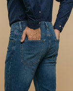 Camisa manga larga con microestampado para hombre - Azul