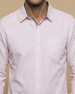 Camisa manga larga algodón - Rosa