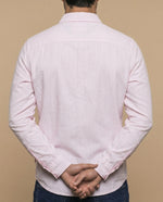 Camisa manga larga algodón - Rosa