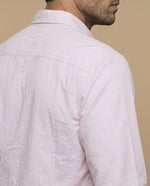 Camisa manga larga algodón - Rosa