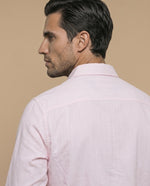 Camisa manga larga algodón - Rosa