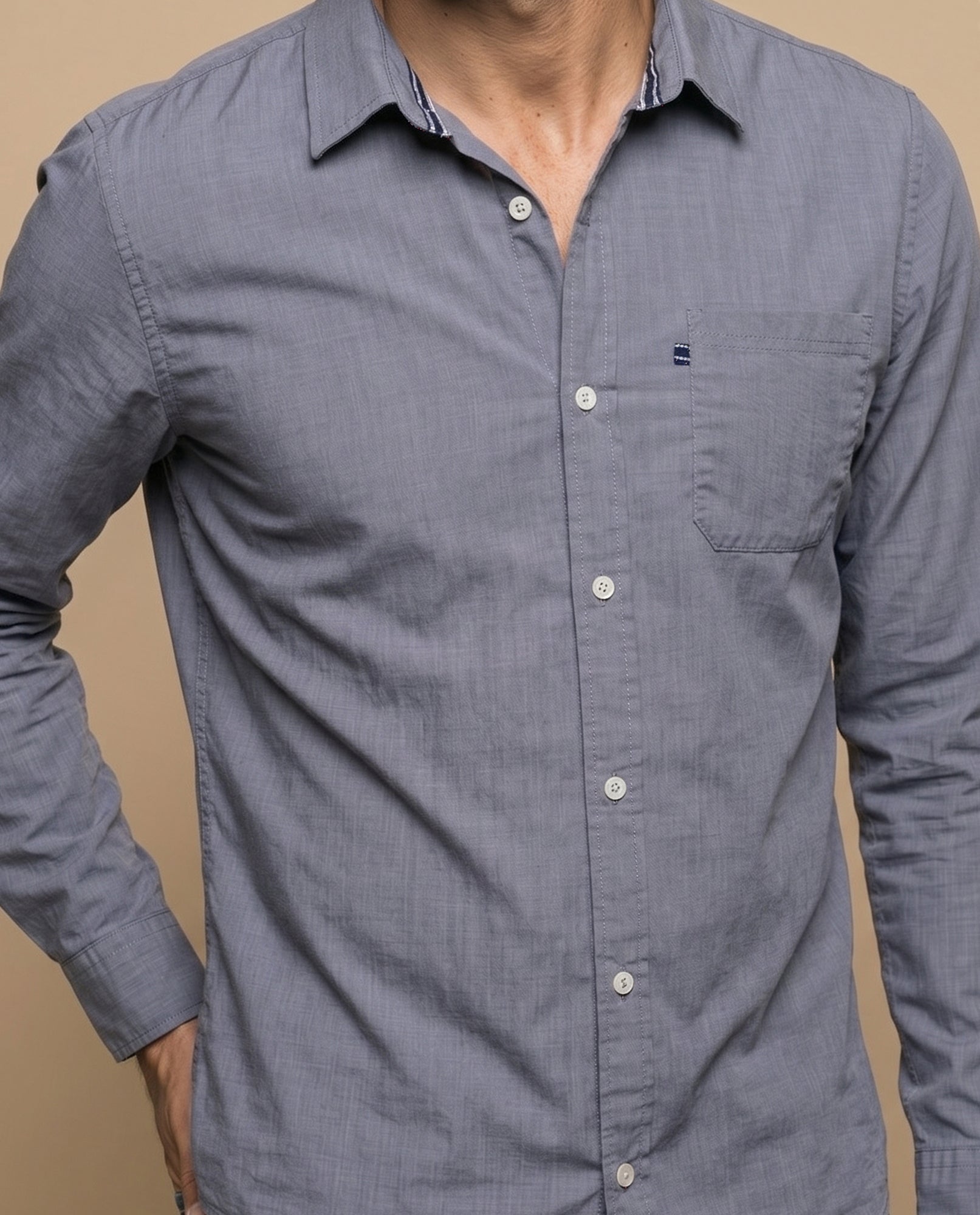 Camisa Manga Larga Slim - Azul 34_315F310_AZU194021_3