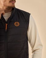Chaleco Acolchado con Detalles - Negro