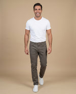 Pantalón Slim Hombre Algodón - Verde