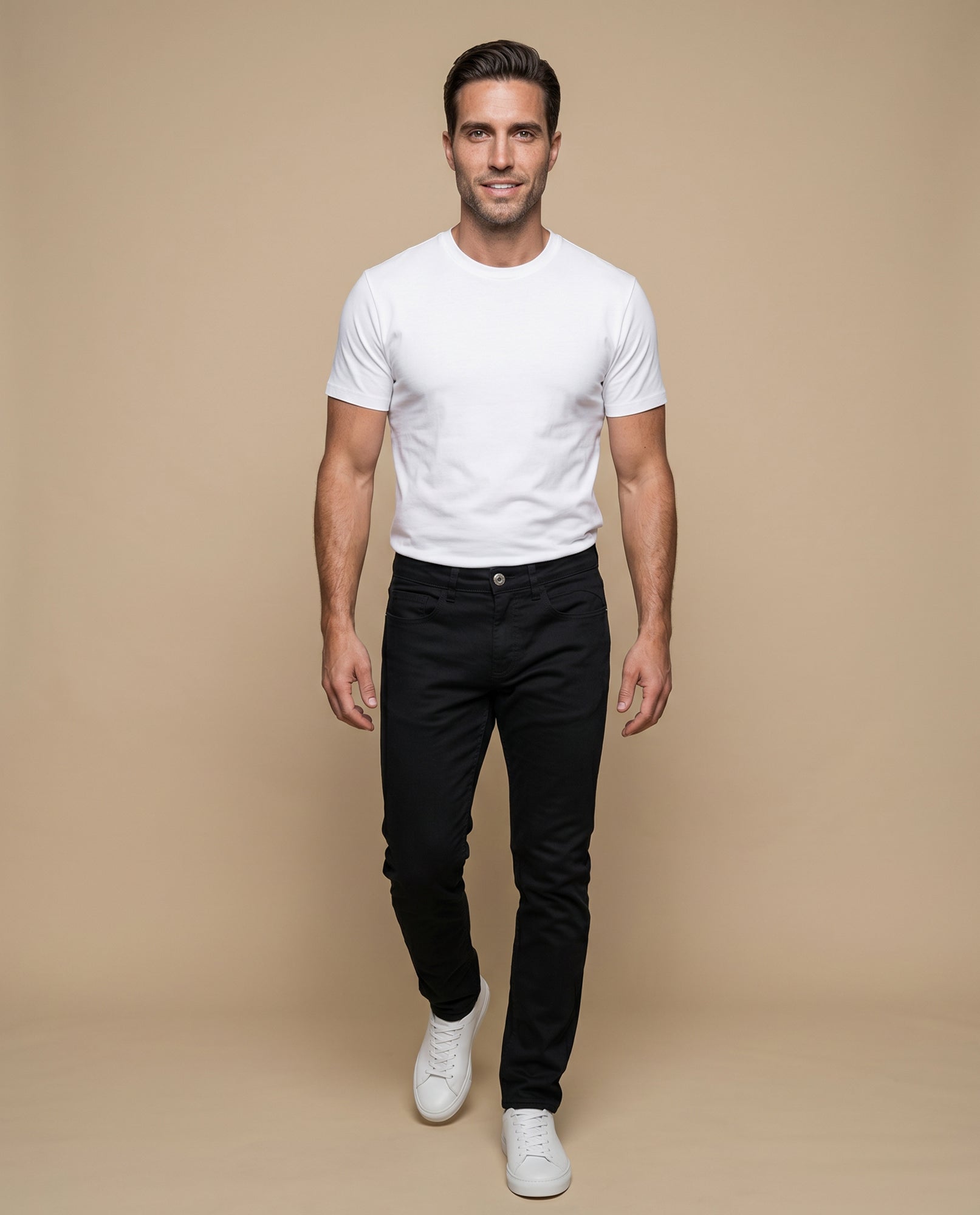 Pantalón slim algodón stretch - Negro 34_335E302_NEG194003_0