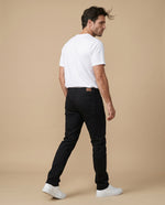 Pantalón slim algodón stretch - Negro