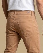 Pantalón slim denim pesado - Amarillo