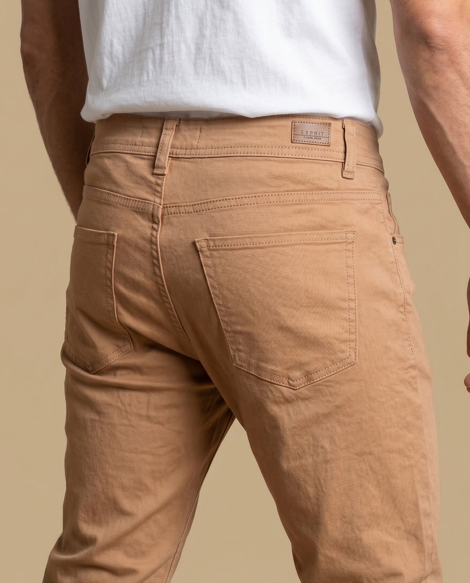 Pantalón slim denim pesado - Amarillo