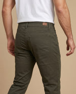 Pantalón slim denim pesado - Verde