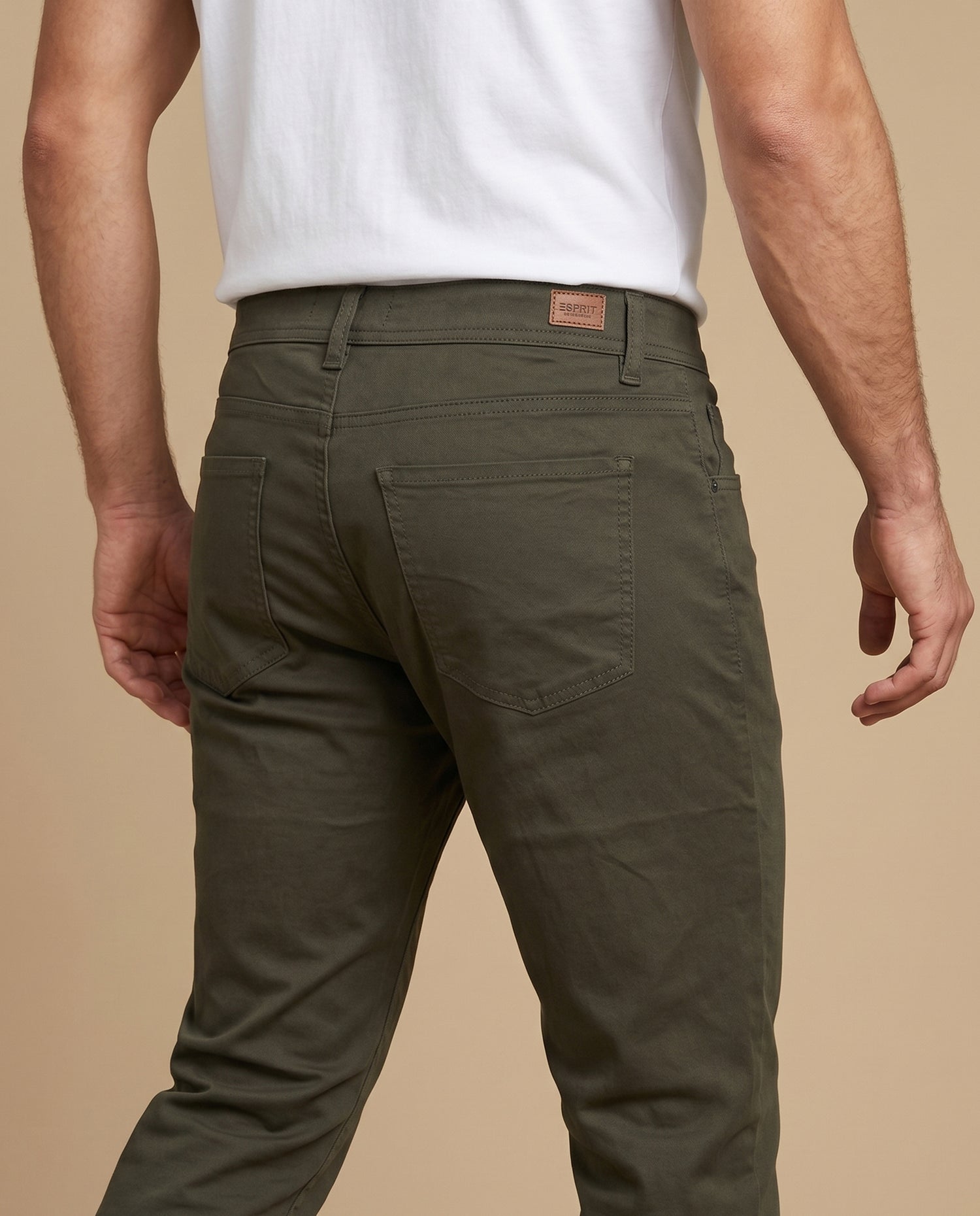 Pantalón slim denim pesado - Verde