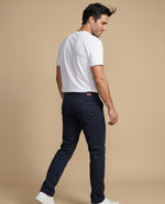 Pantalón Slim Algodón Hombre - Azul