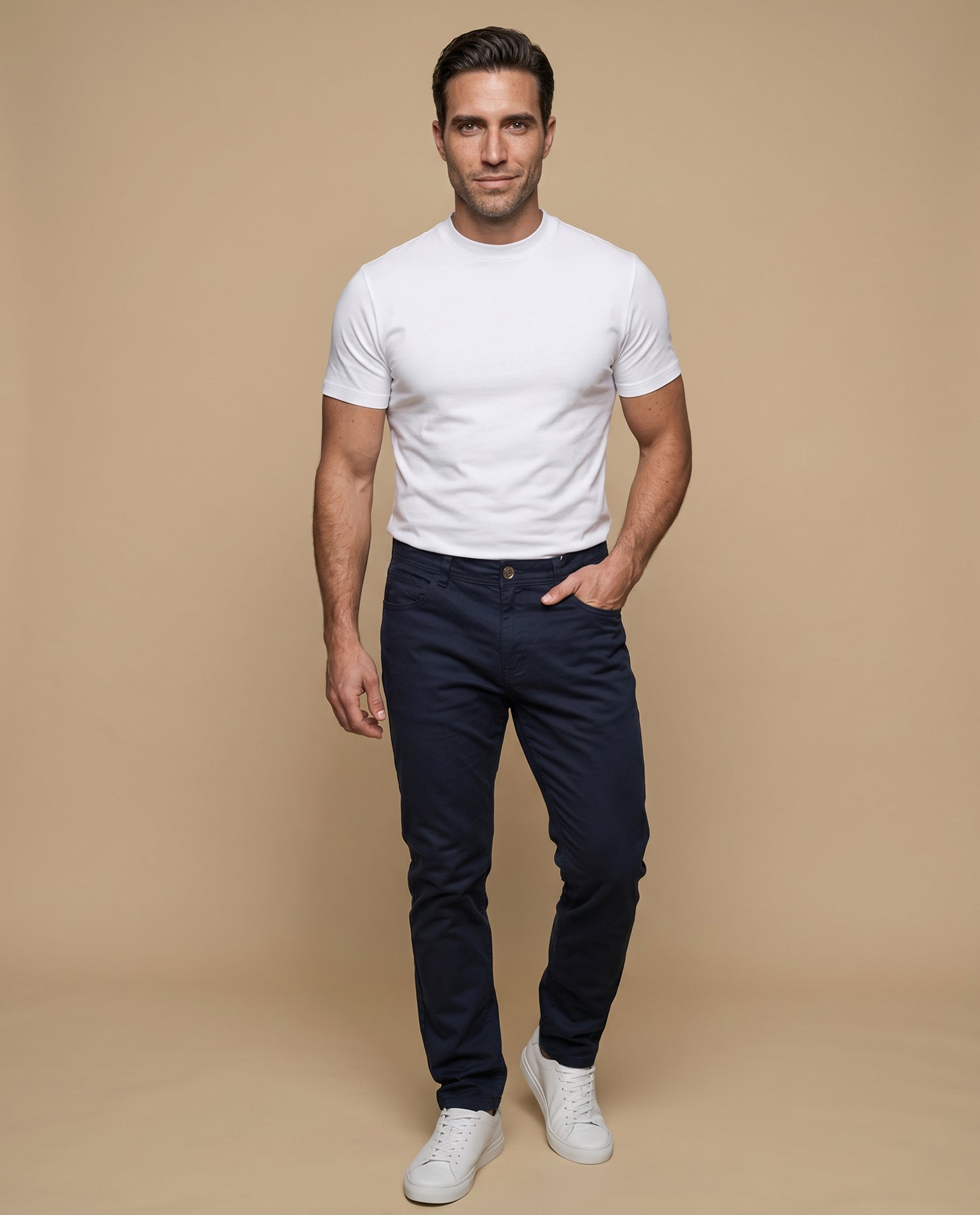 Pantalón slim algodón elastano - Azul 34_335E306_AZU193935_0