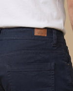 Pantalón slim algodón elastano - Azul