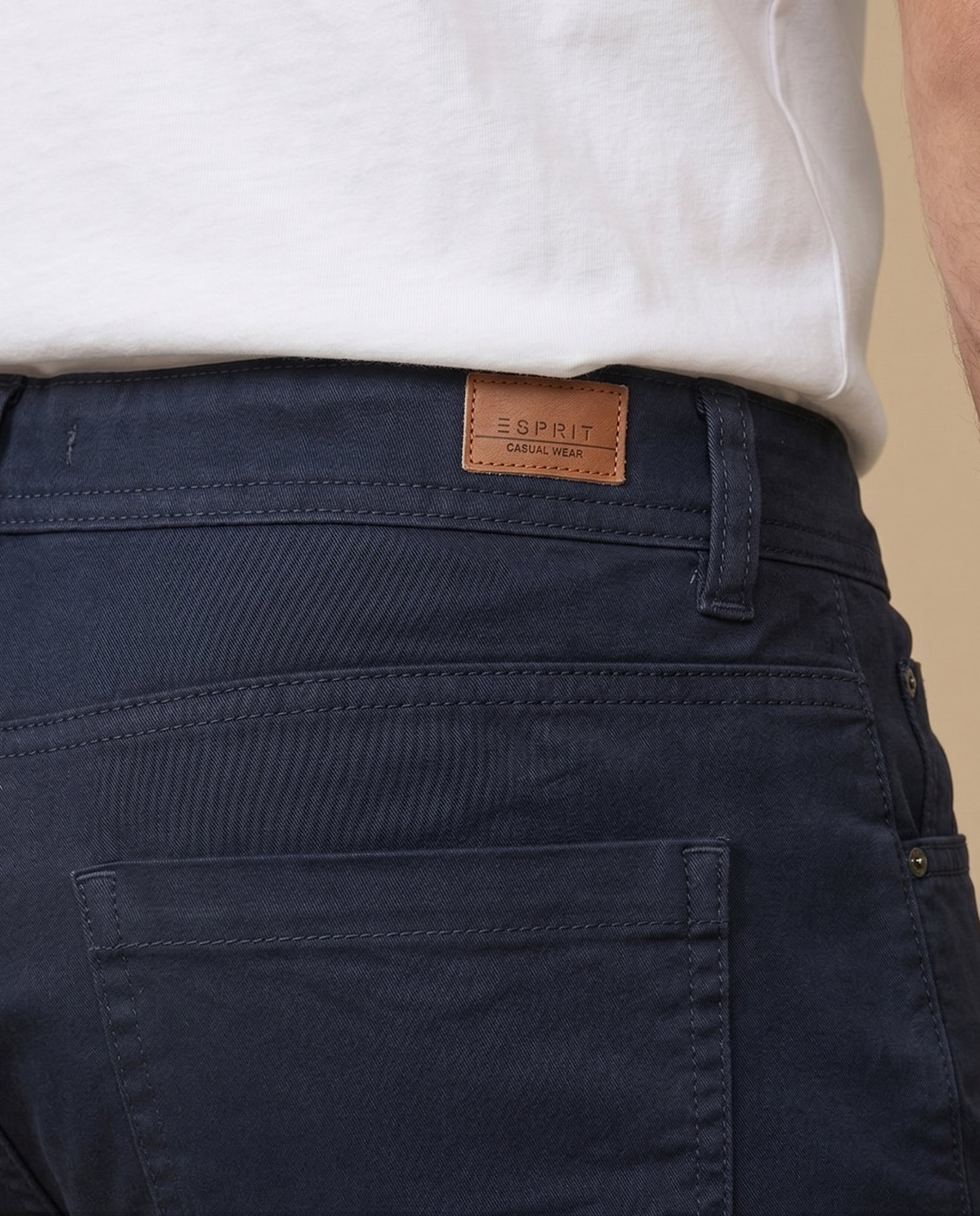 Pantalón slim algodón elastano - Azul