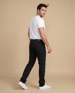 Pantalón slim algodón elastano - Negro