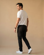 Pantalón slim algodón hombre - Negro