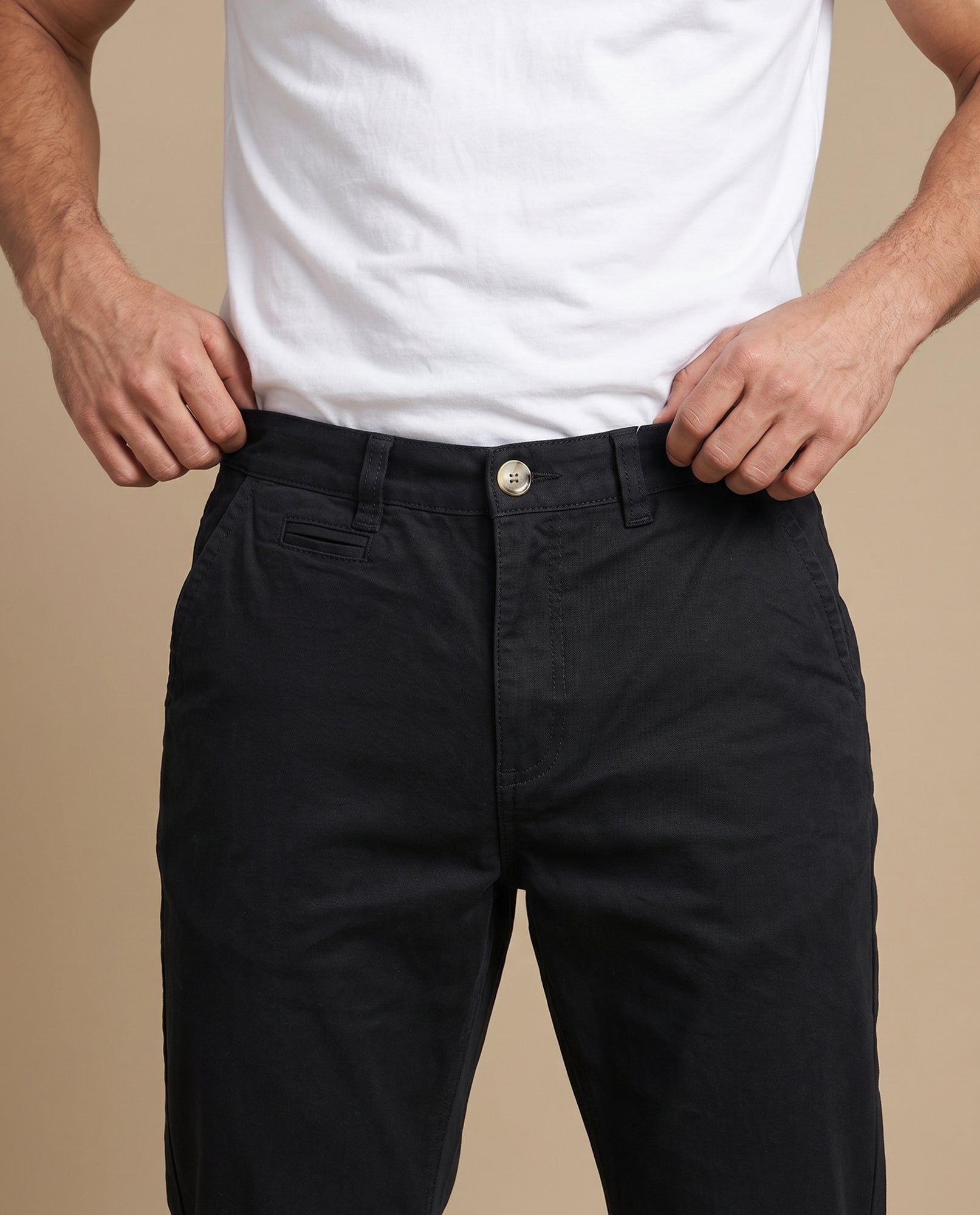 Pantalón algodón elastano - Negro 34_335F301_NEG194013_5