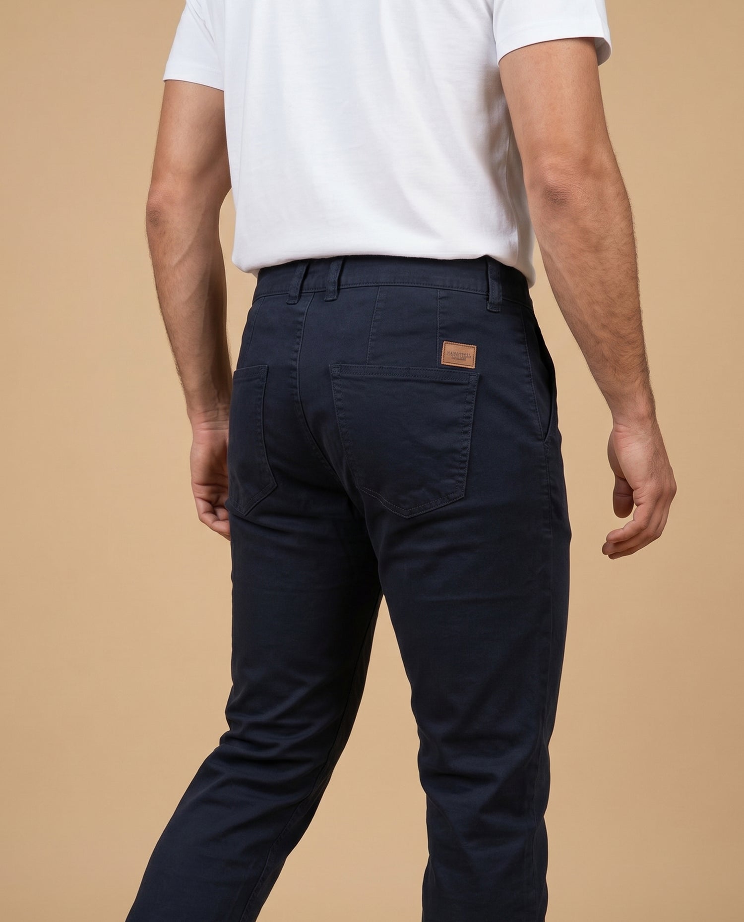 Pantalón Hombre Tiro Medio Recto - Azul