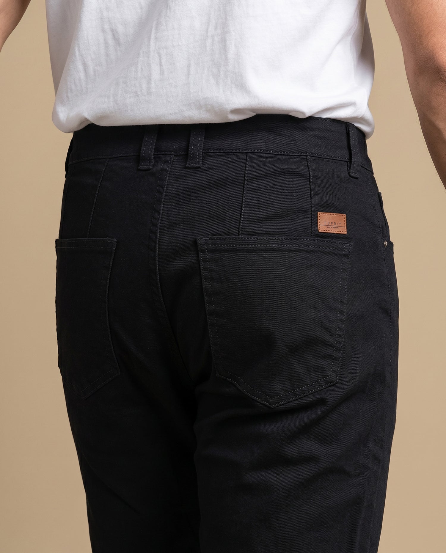 Pantalón Regular Fit Hombre - Negro